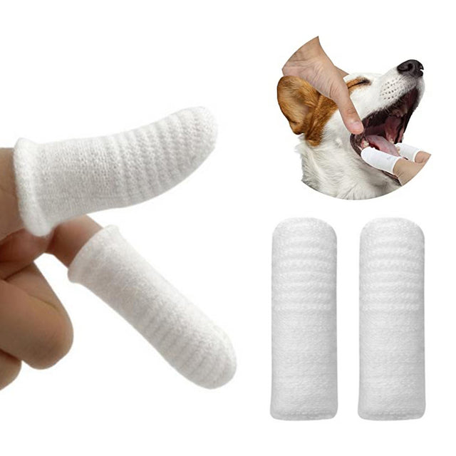 2Pcs/Set Pet Dog Cat Teeth Cleaning Tool Oral Care Toothbrush Finger Sleeve 2Pcs/Set Pet Dog Cat Teeth Cleaning Tool Oral Care Toothbrush Finger Sleeve